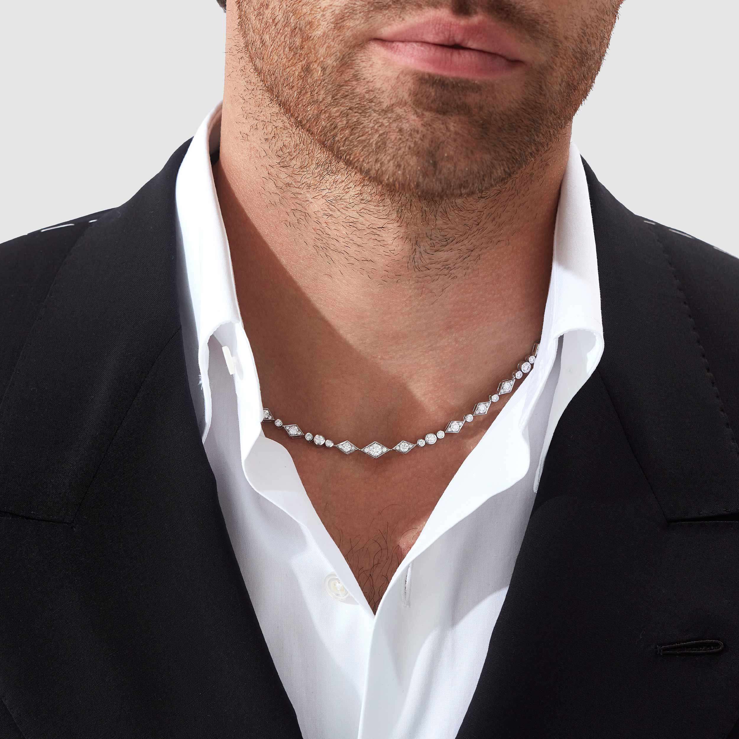Albemarle Diamond Necklace | In 18ct White Gold - Image 3